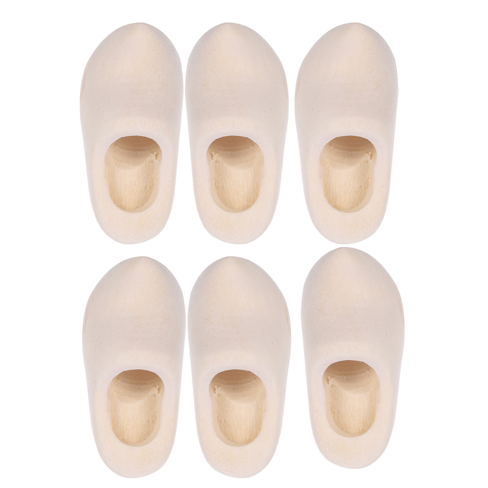 Woodworking Shoes - Miniature Dutch Shoes Wooden Clogs House