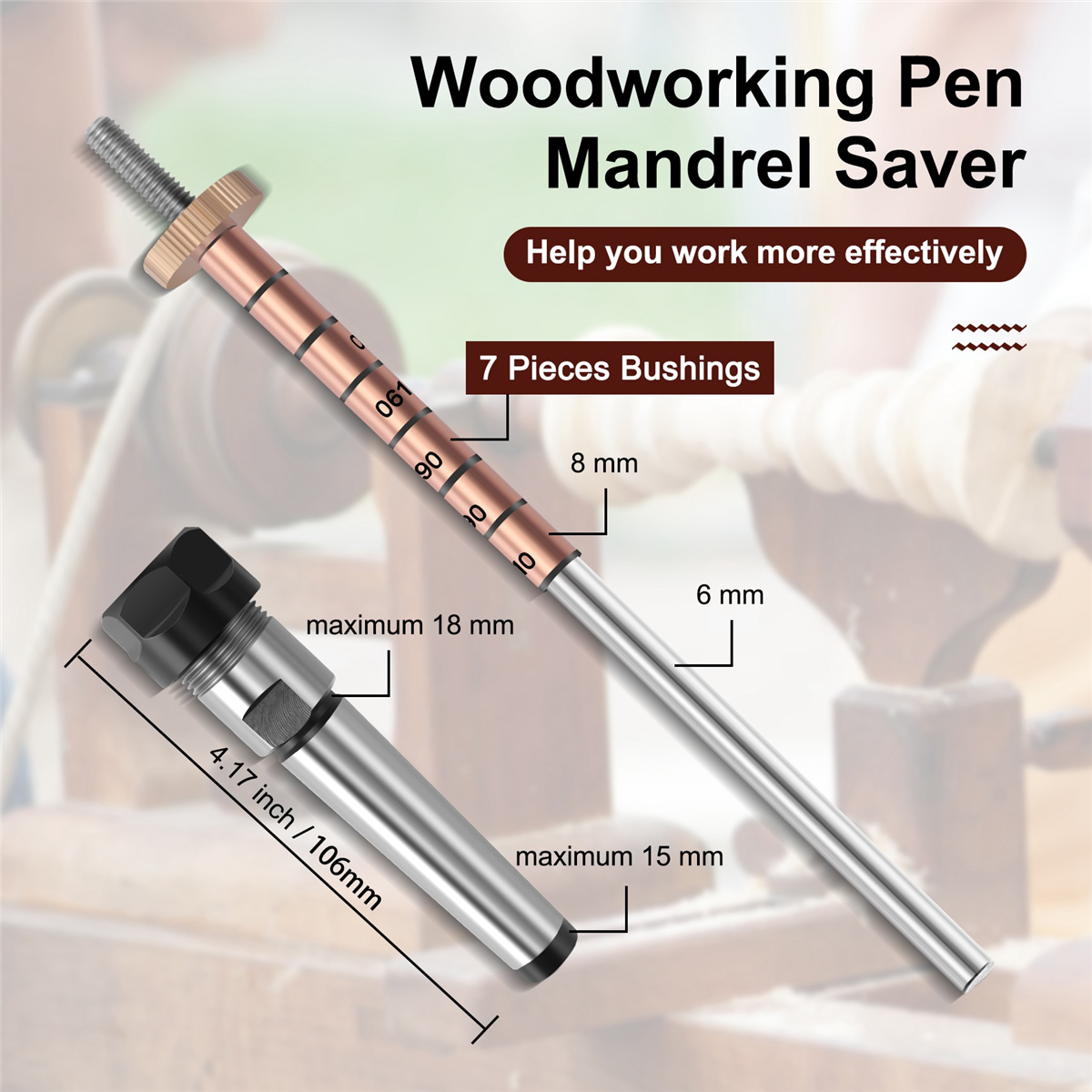 Woodworking Lathe - A06K Pen Making Kit Pen Shaft
