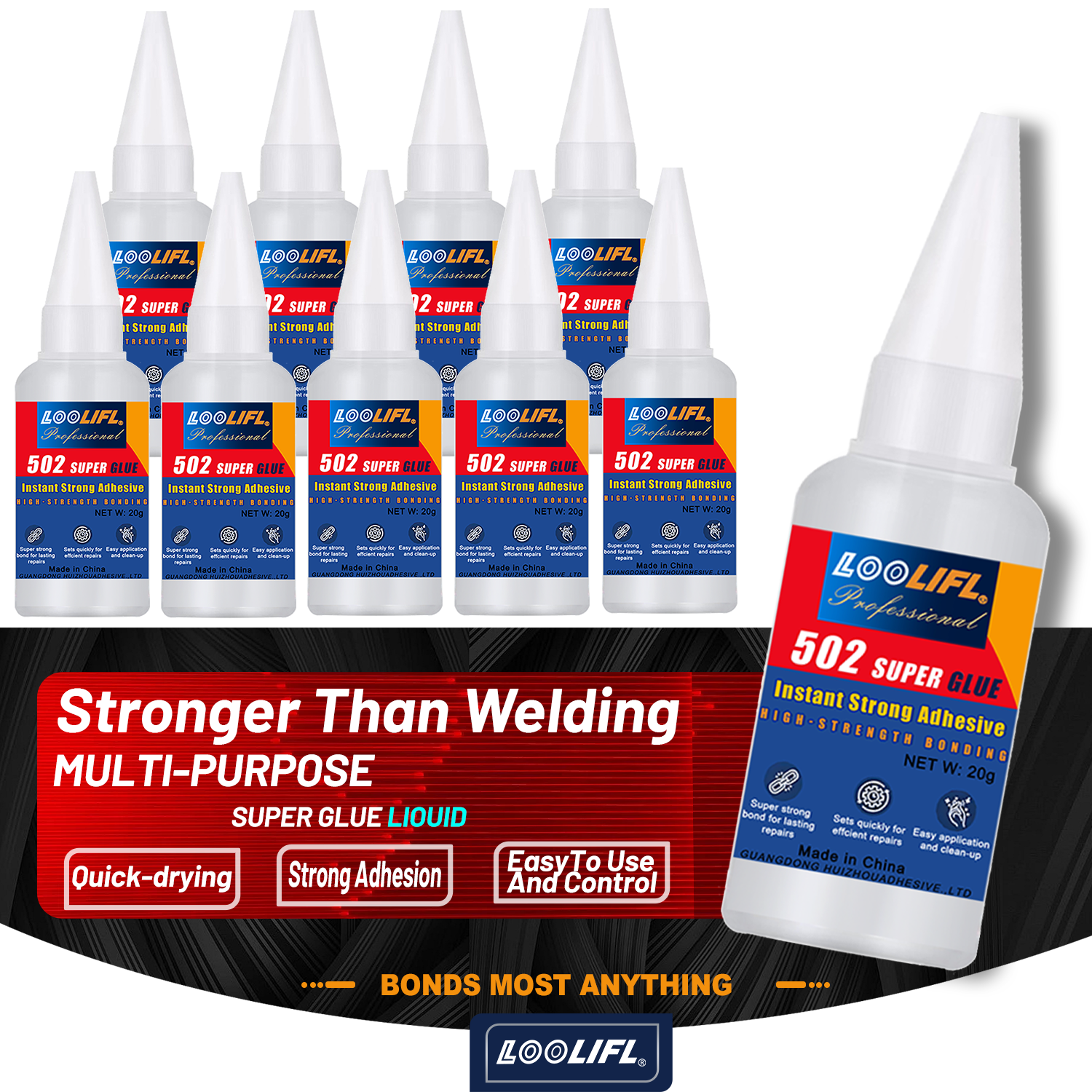 Woodworking Quick Glue - 1-10 PCs Super glue 502 High