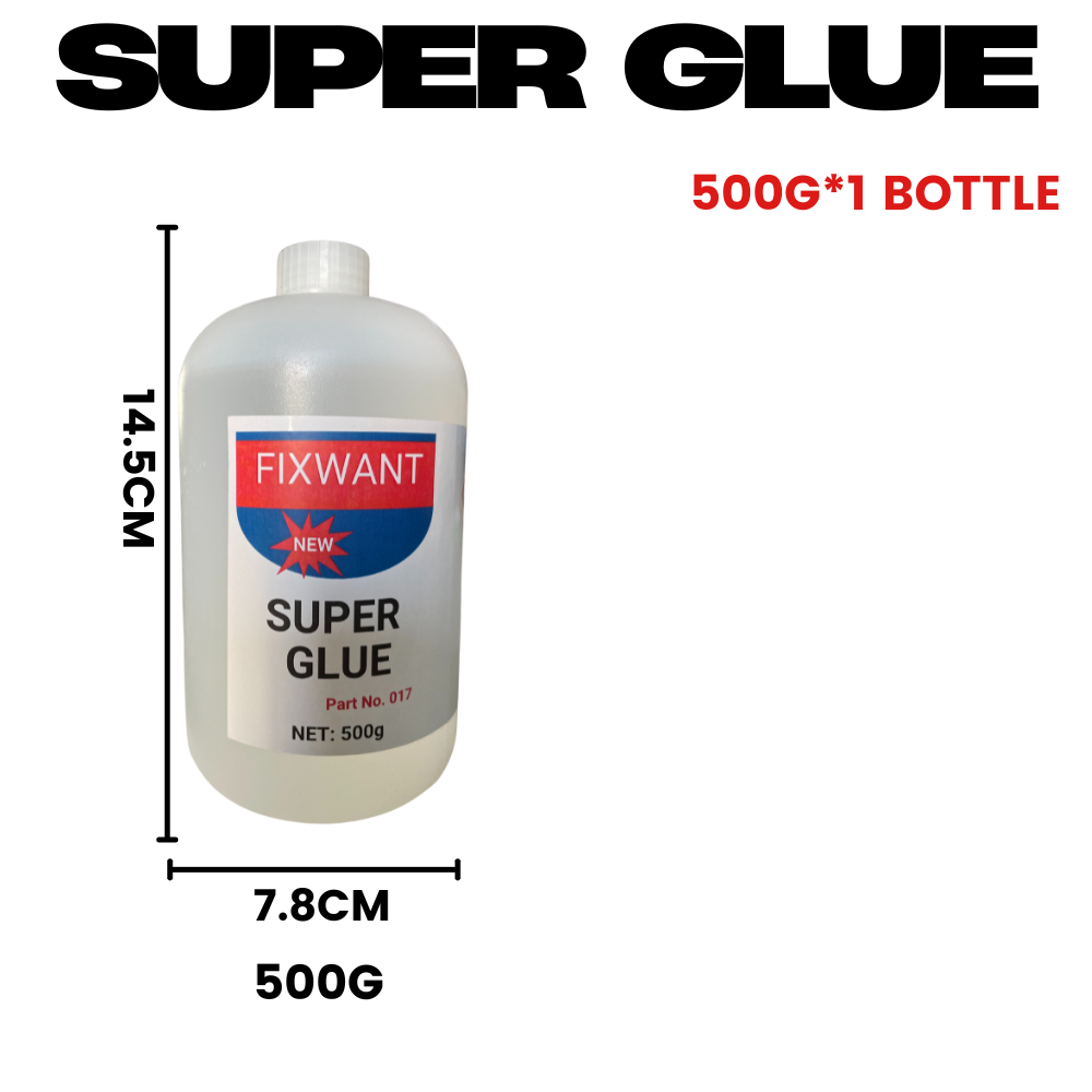 Woodworking Quick Glue - 500g Bottle Cyanoacrylate Super Glue Metal