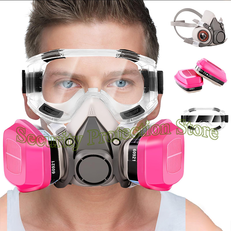 Woodworking Respirator - 6200 Respirator Mask for Chemicals With