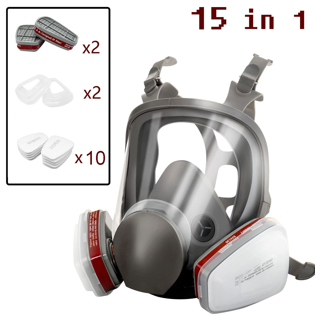 Woodworking Respirator - Ship From USA 6800 Full Face