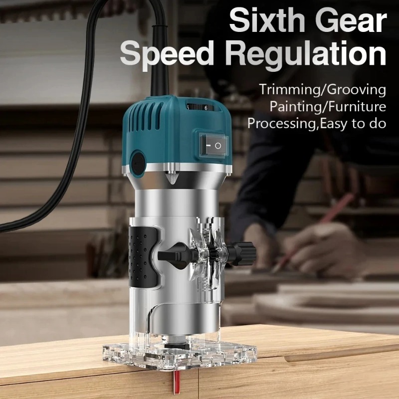 Wood Woodworking - 【Best Choice】800W Electric triming Machine woodwork