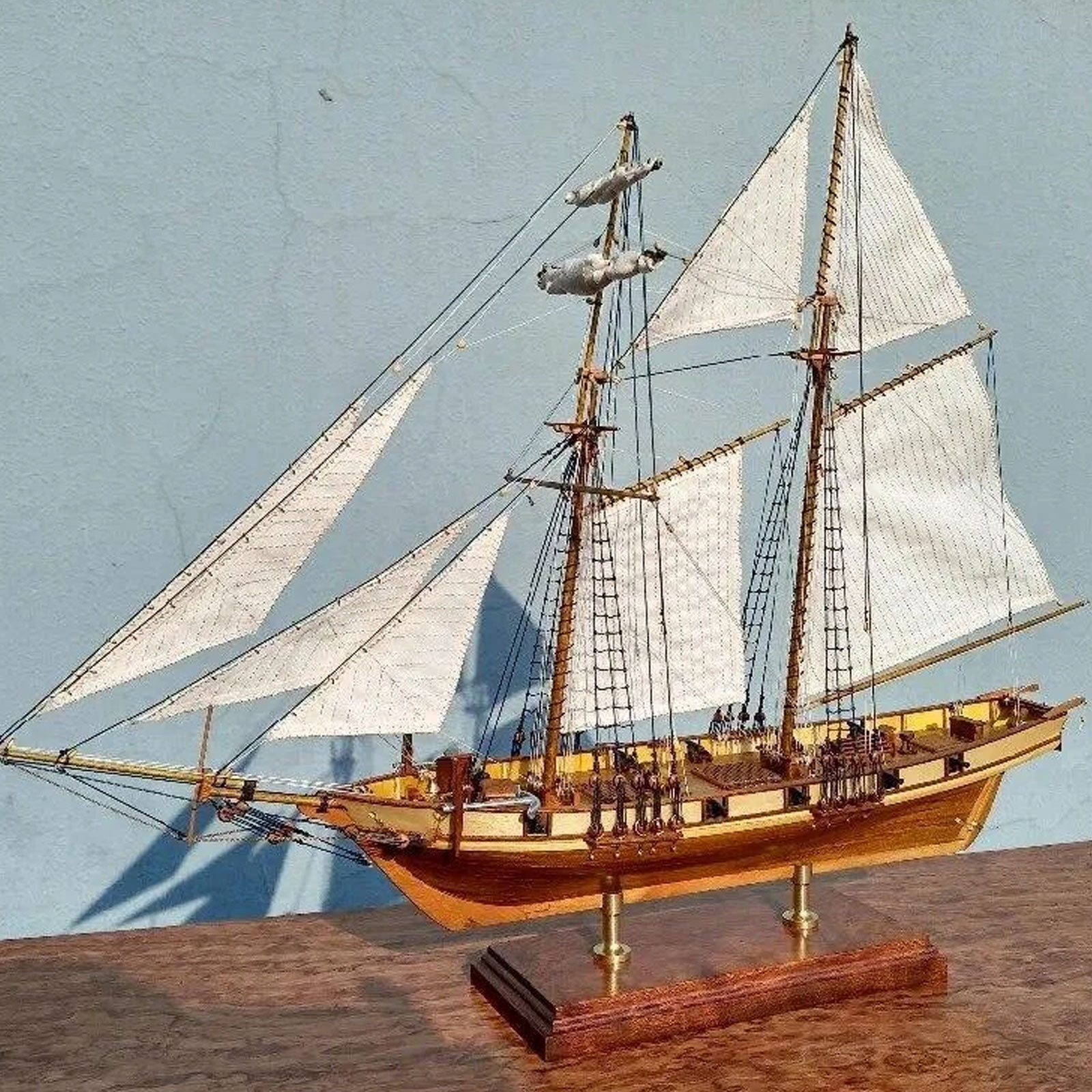 Woodworking Jobs - 【Halcon Sailboat Wooden Model Kit】DIY 3D