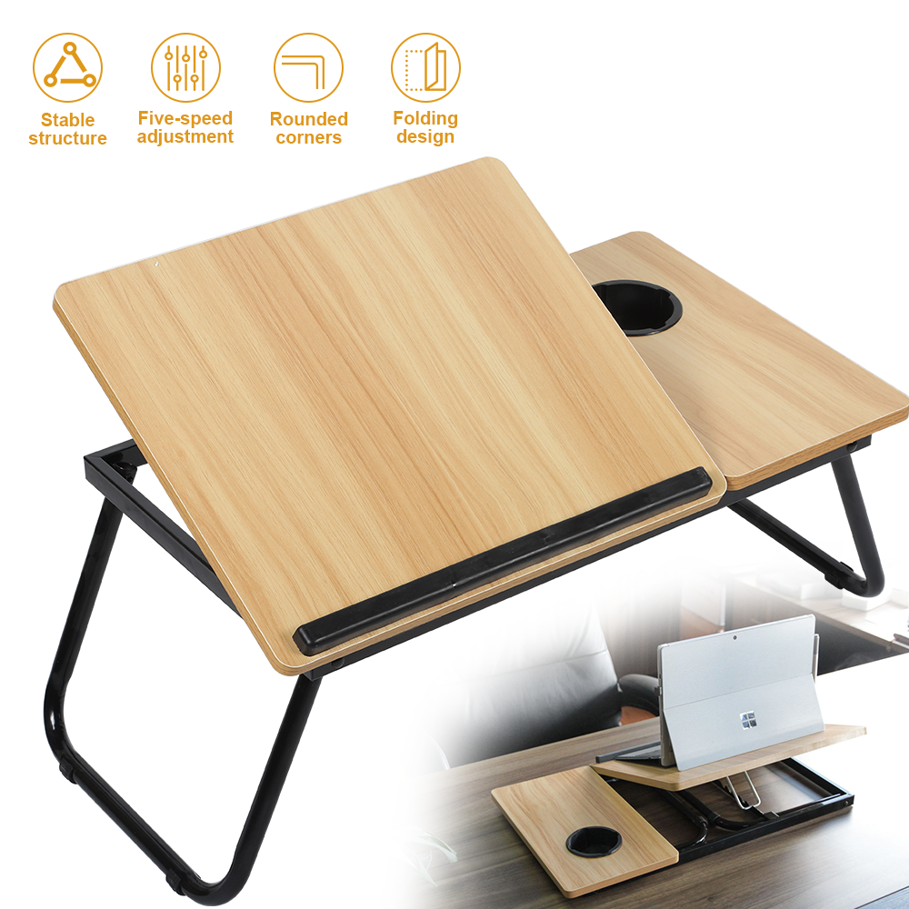 Woodworking School - Adjustable Foldable Laptop Desk Portable Ergonomic