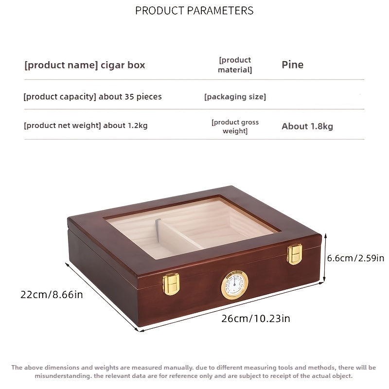 Retro Cedar Wood Cigar Box Cig - مراجعة Wood Woodworking وسعره
