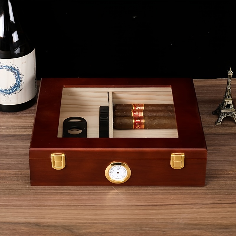 Retro Cedar Wood Cigar Box Cig - مراجعة Wood Woodworking وسعره