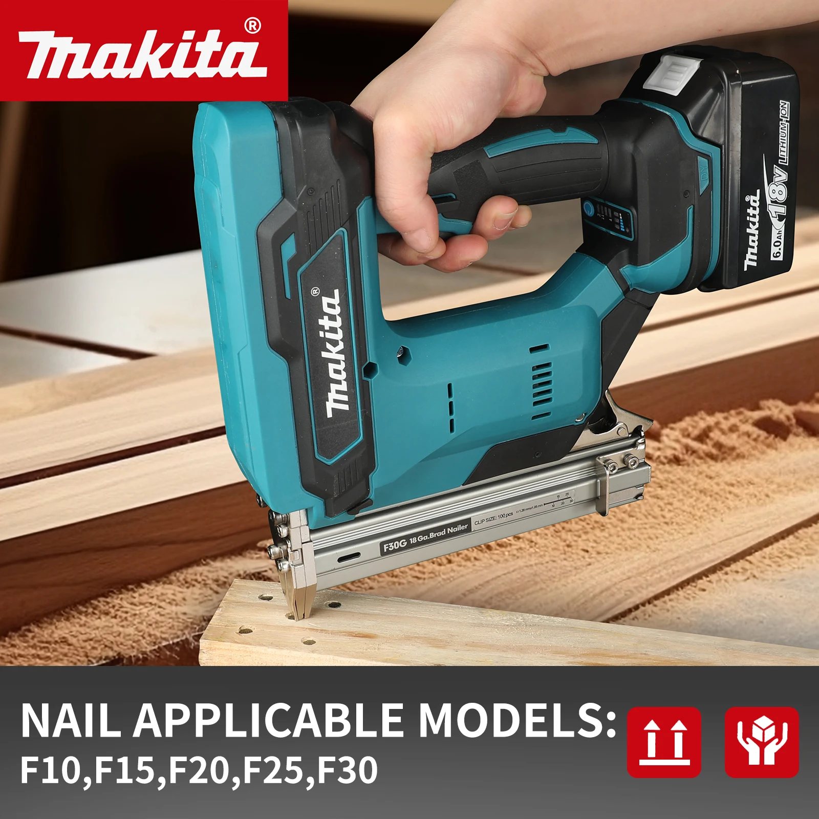 Makita Lithium-Ion Nail Gun:18 - مراجعة Woodworking Diy Projects وسعره