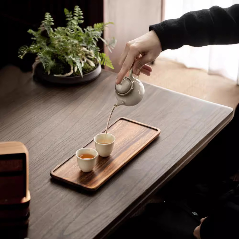 Wooden Tray Serving Trays Coff - مراجعة Woodworking Jobs وسعره