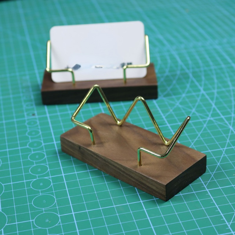 Business Card Box Wooden Busin - مراجعة Woodworking School وسعره