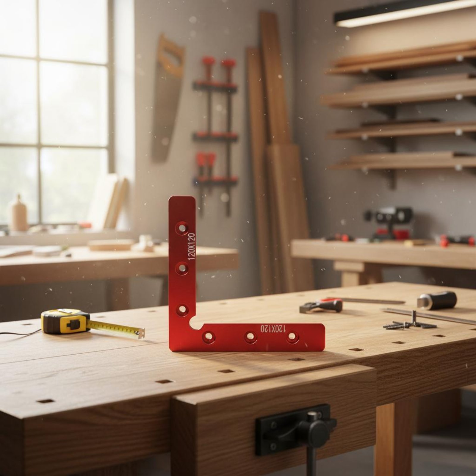 90 Degree Positioning Square H - مراجعة Woodworking Ruler وسعره