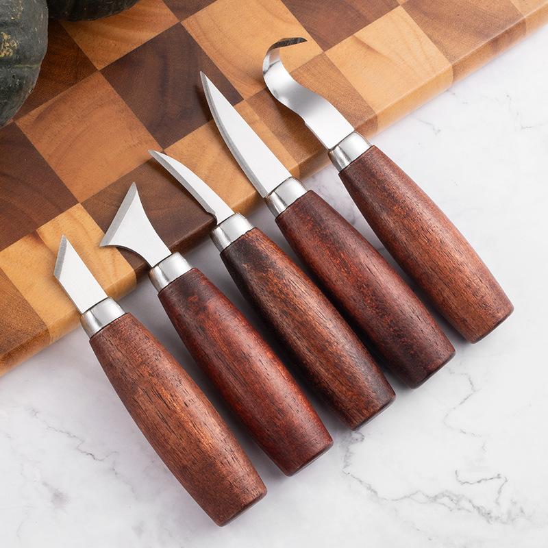 5 Pcs Wood Carving Chisel Set  - مراجعة Woodworking Diy Projects وسعره
