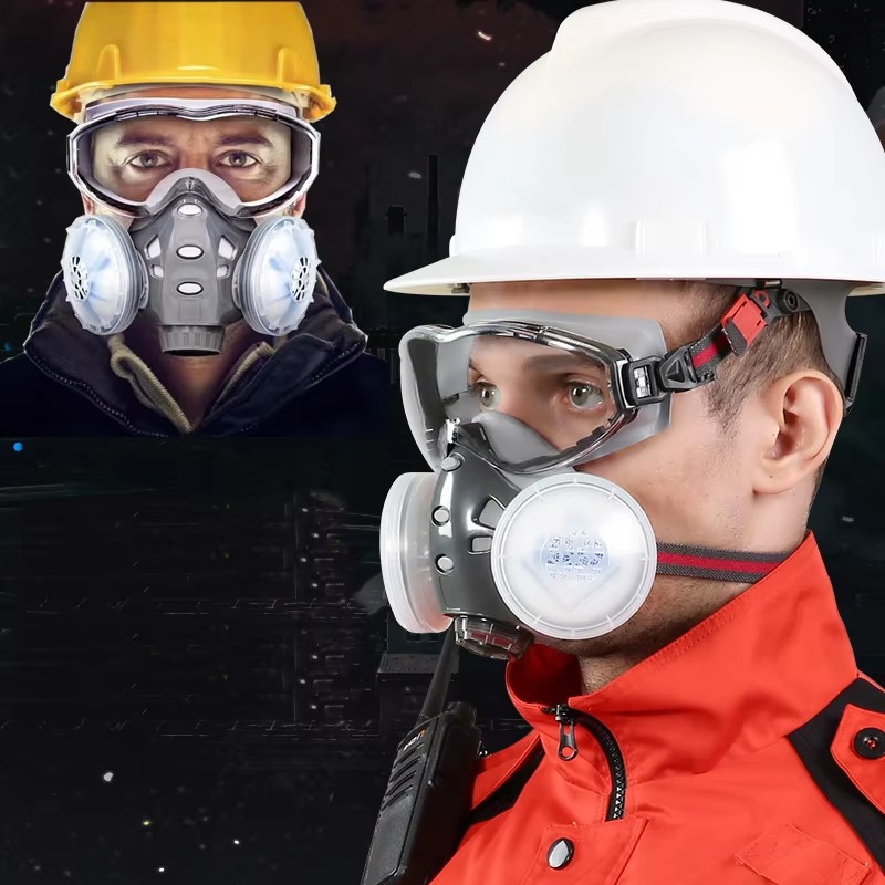 Respirator With Anti-Fog Safet - مراجعة Woodworking Respirator وسعره