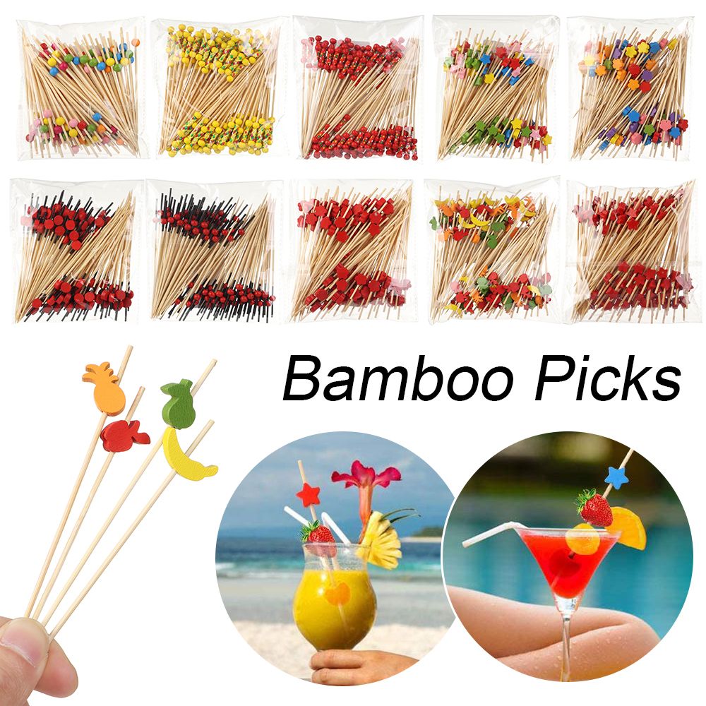 100Pcs Disposable Bamboo Picks - مراجعة Woodworking School وسعره