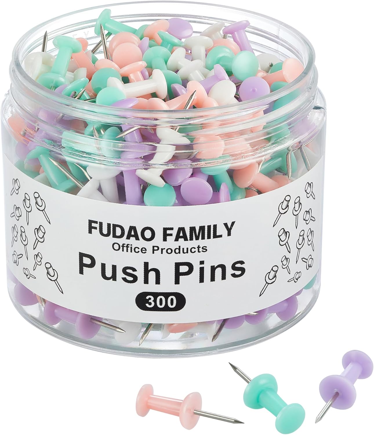 300 Push Pins for Bulletin Boa - مراجعة Woodworking School وسعره