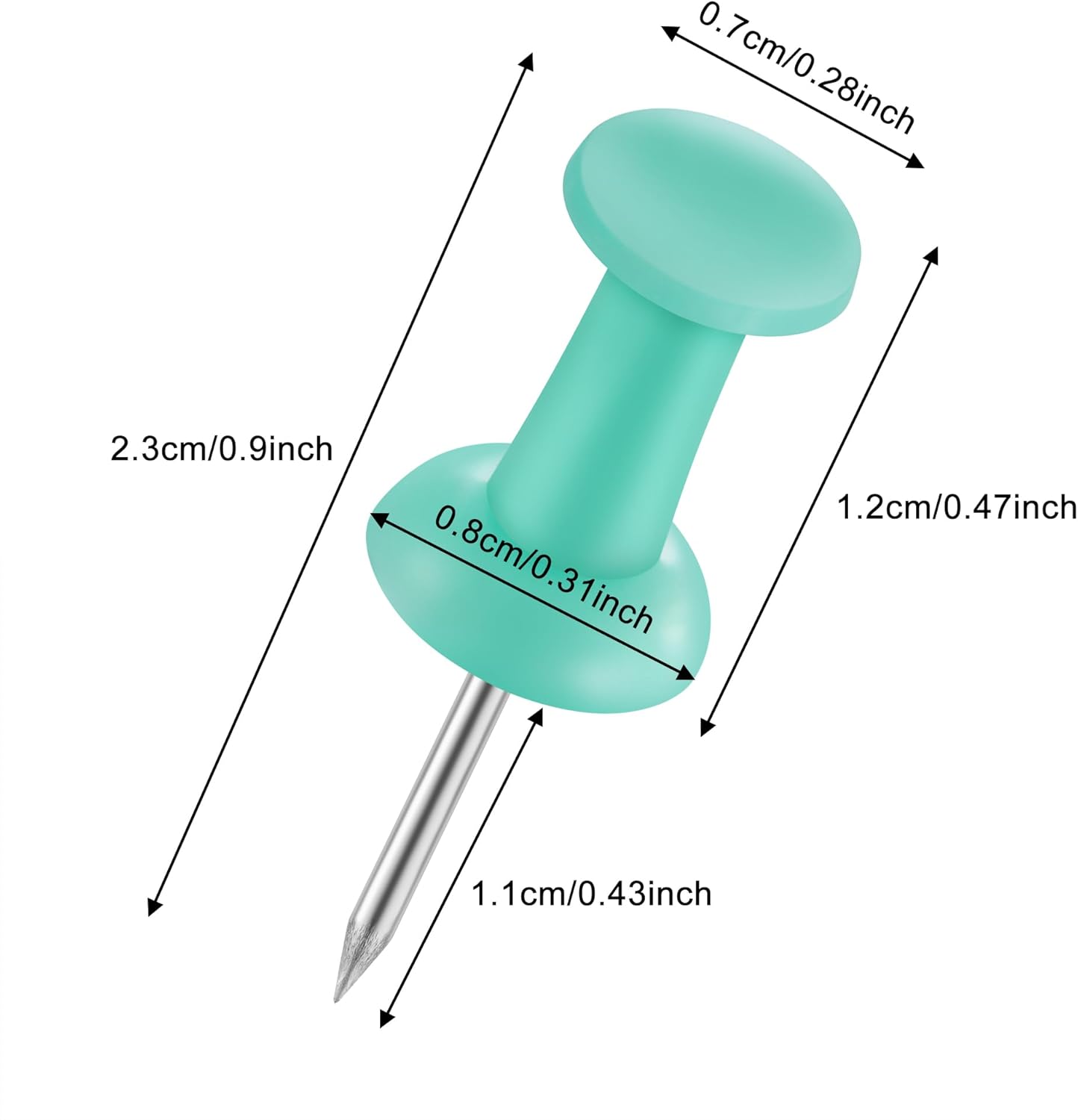 300 Push Pins for Bulletin Boa - مراجعة Woodworking School وسعره