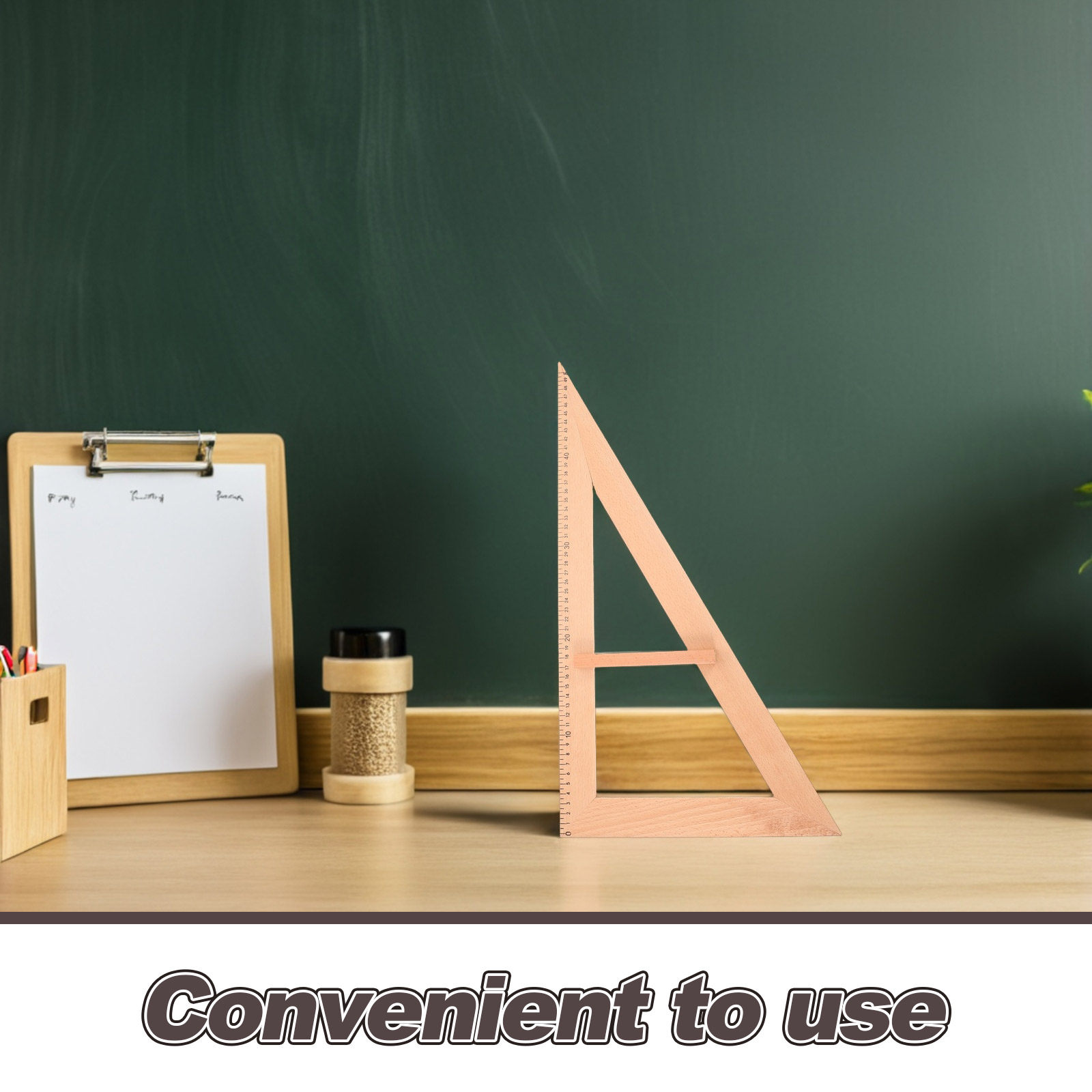 2Pcs Wooden Triangle Ruler Tea - مراجعة Woodworking School وسعره