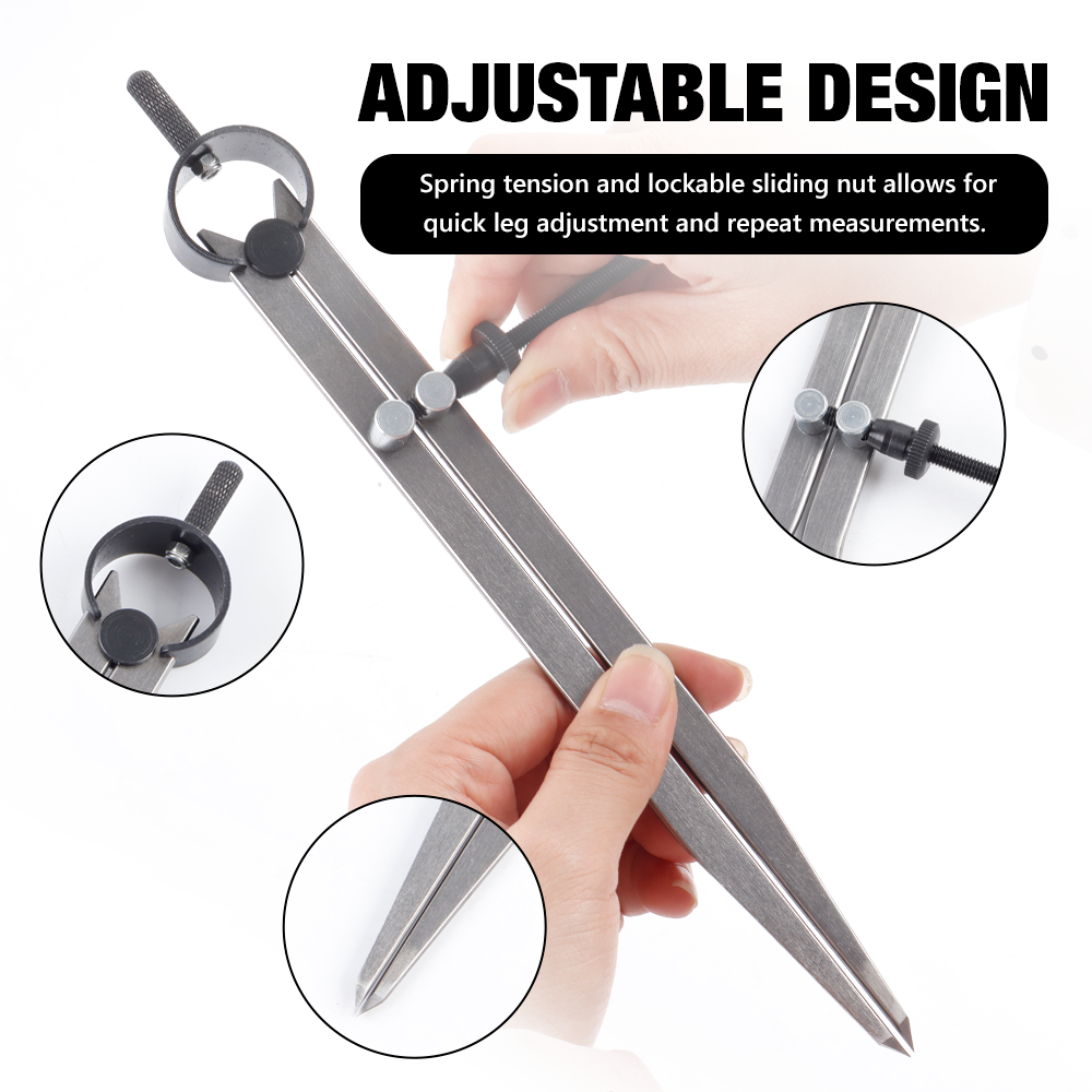 3PCS Adjustable Caliper Set, D - مراجعة Woodworking Lathe وسعره