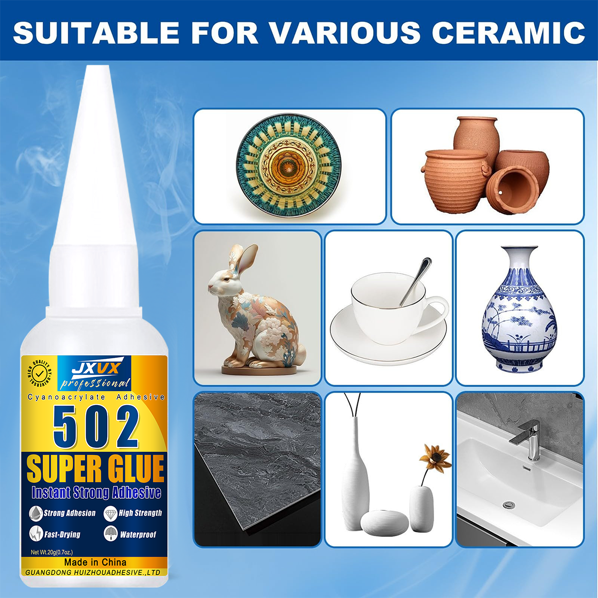 502 Super Glue 10.7oz, Clear I - مراجعة Woodworking Quick Glue وسعره