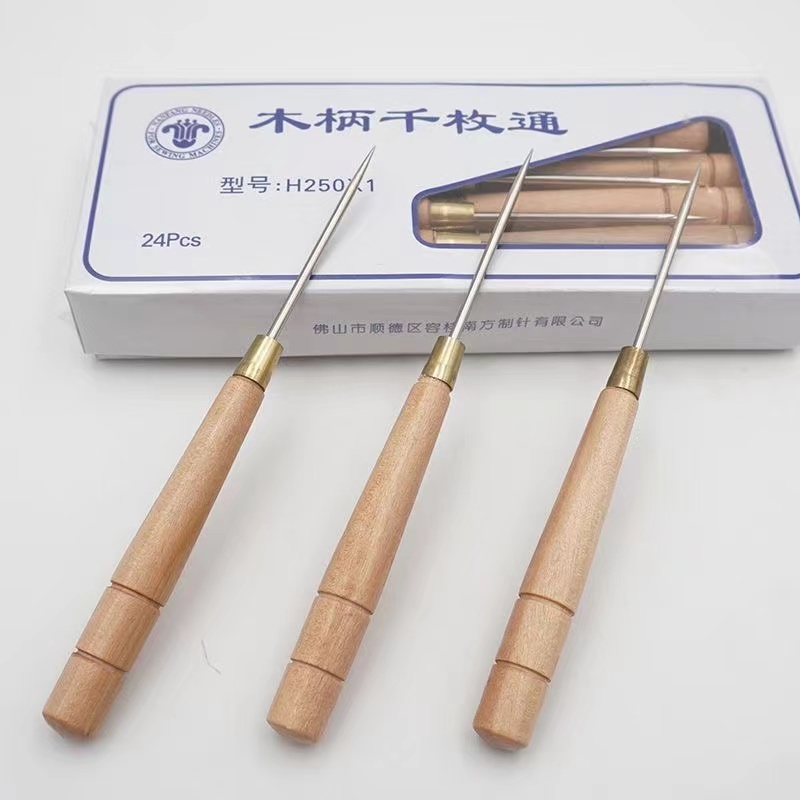 3 PCS Wooden Handle Awl Tool L - مراجعة Woodworking Shoes وسعره