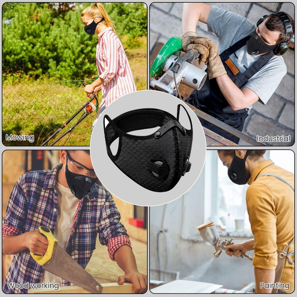 Breathable Ergonomic Dust Mask - مراجعة Woodworking Respirator وسعره