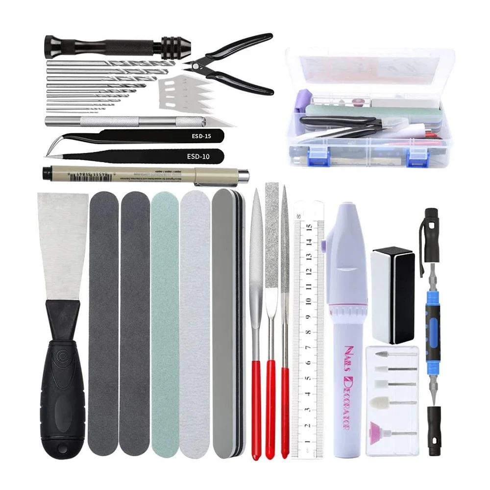42 in 1 Model Building Tool Se - مراجعة Woodworking Hobby Kits وسعره