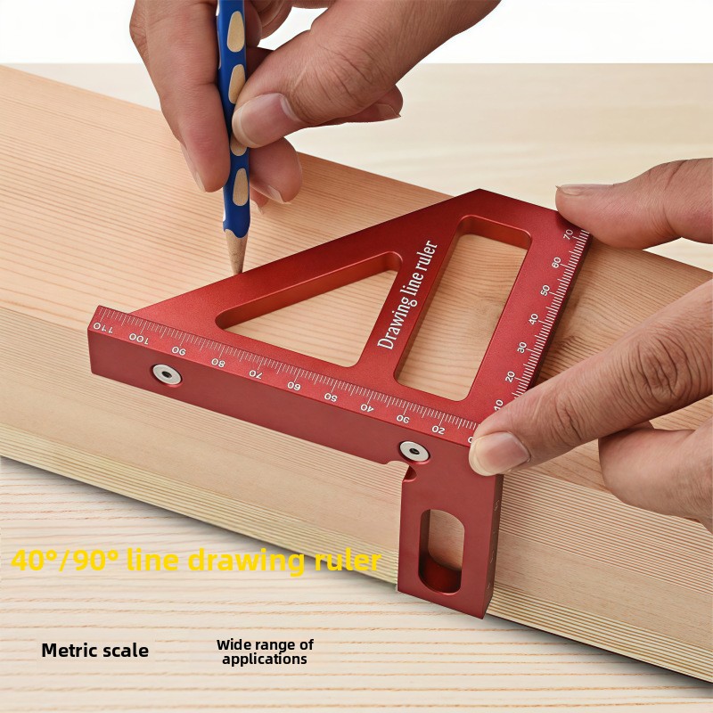 Aluminum Alloy Multifunctional - مراجعة Woodworking Ruler وسعره