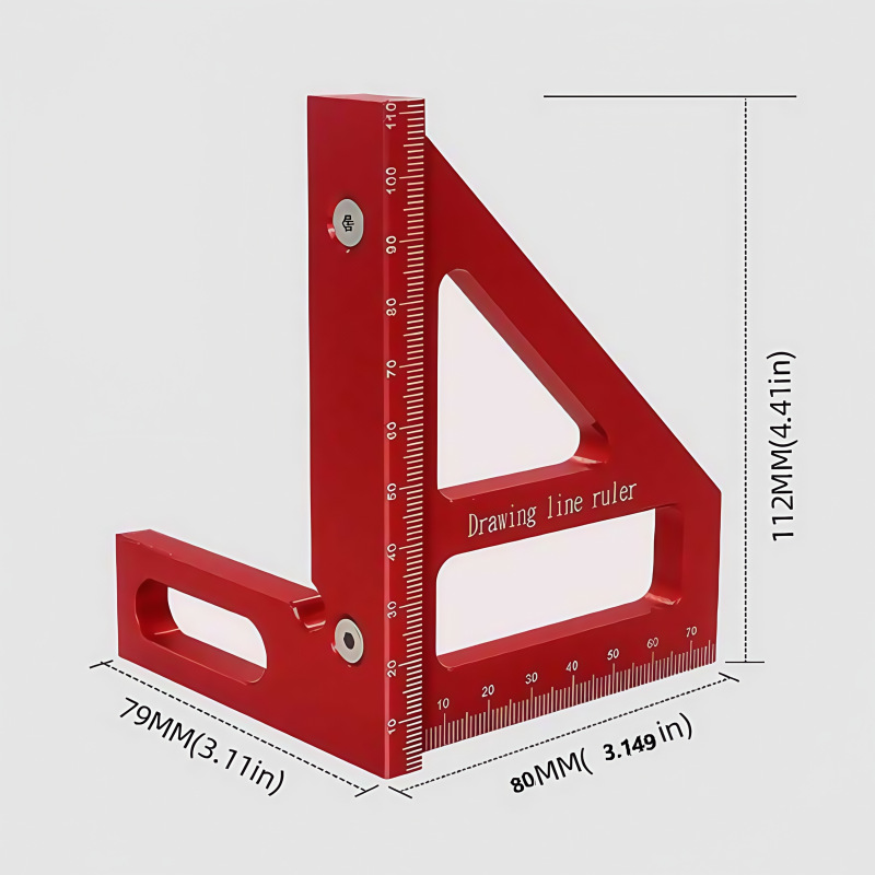 Aluminum Alloy Multifunctional - مراجعة Woodworking Ruler وسعره