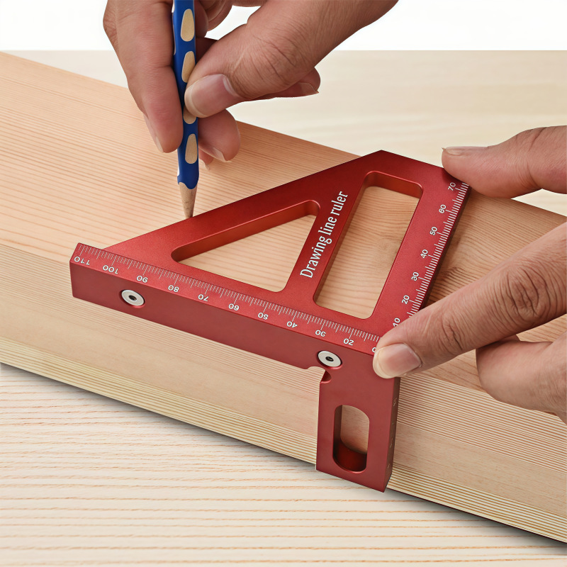 Aluminum Alloy Multifunctional - مراجعة Woodworking Ruler وسعره