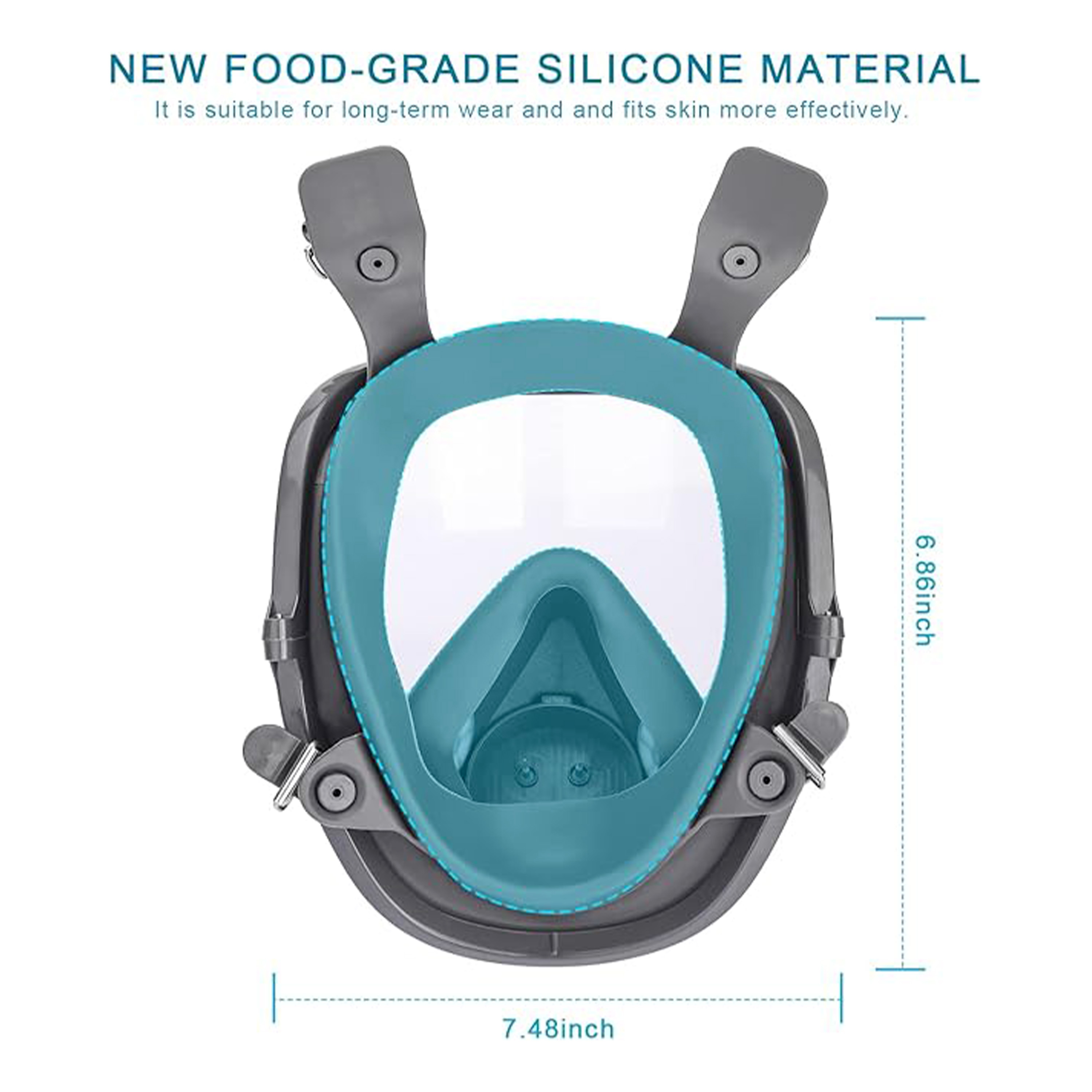 15-IN-1 6800 Gas Mask Full Fac - مراجعة Woodworking Respirator وسعره