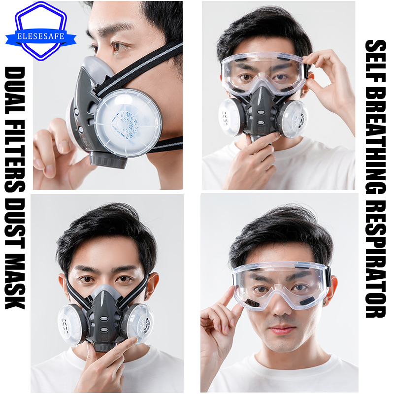 Half Face Dustproof Respirator - مراجعة Woodworking Respirator وسعره