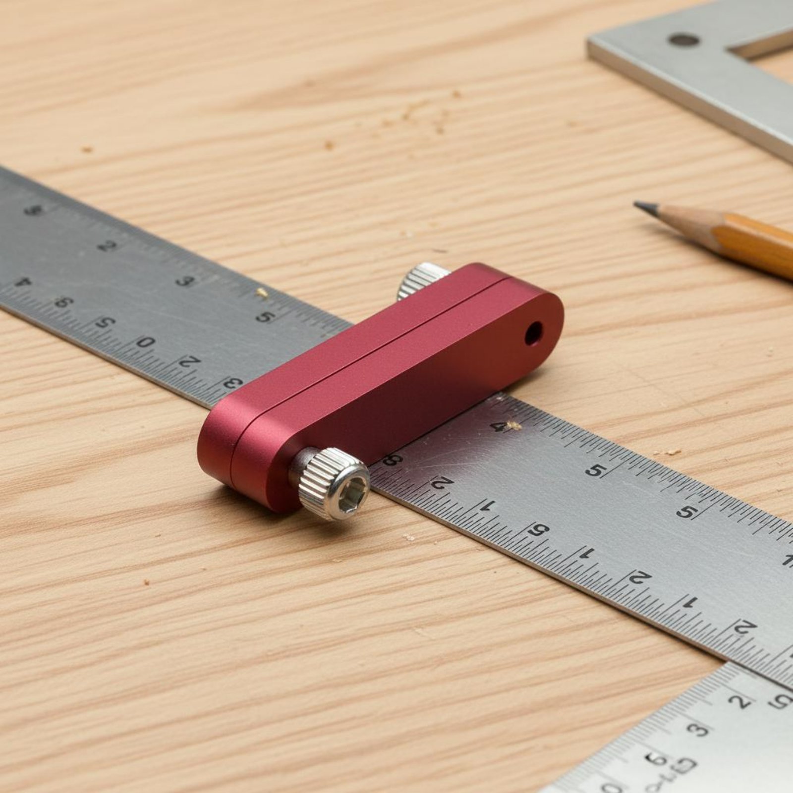 Woodworker's Ruler Stopper Adj - مراجعة Woodworking Ruler وسعره
