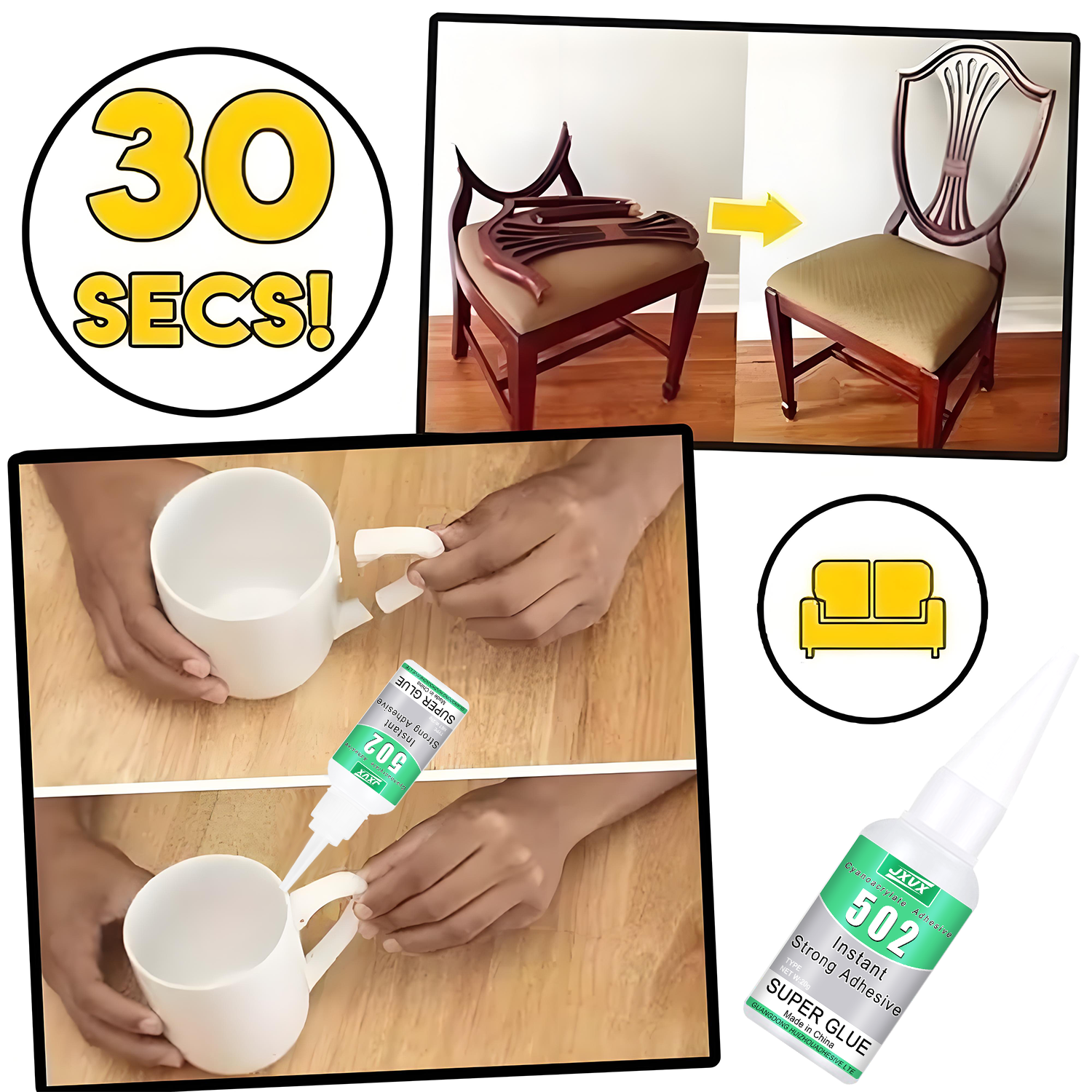 15pcs 502 Super Glue Instant Q - مراجعة Woodworking Quick Glue وسعره