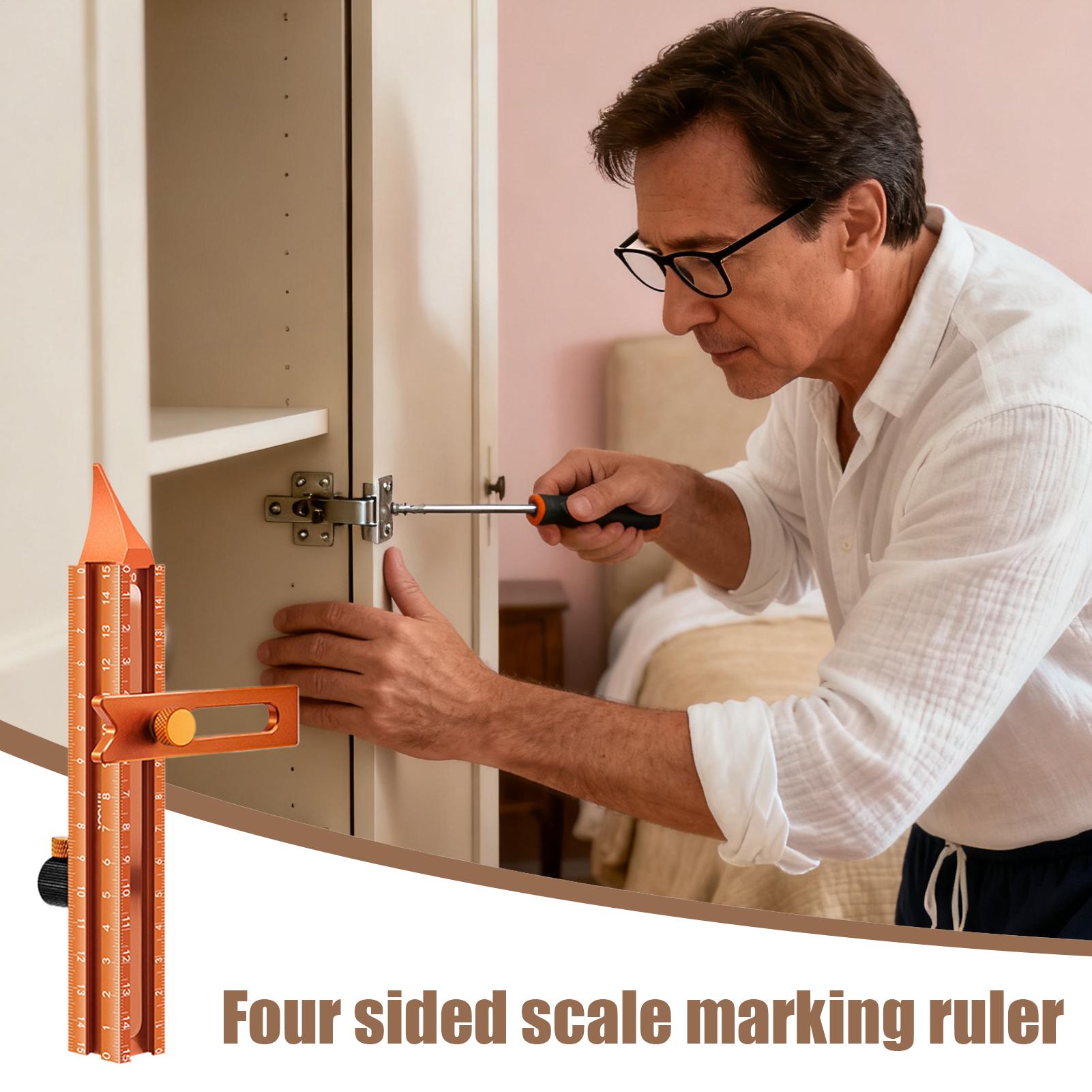 Woodworking Ruler Magnetic Bas - مراجعة Woodworking Ruler وسعره