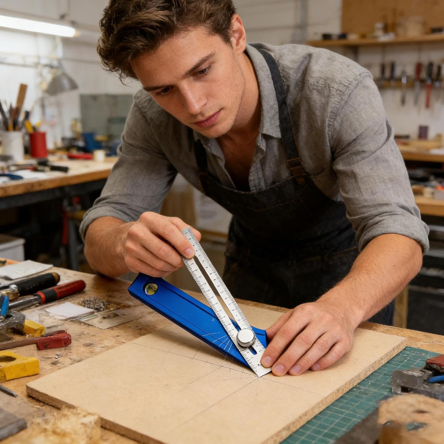 Scriber Marking Tools, Multi A - مراجعة Woodworking Ruler وسعره