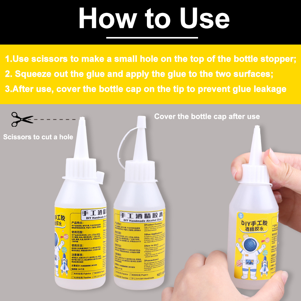 Transparent Glue Alcohol Adhes - مراجعة Woodworking Quick Glue وسعره