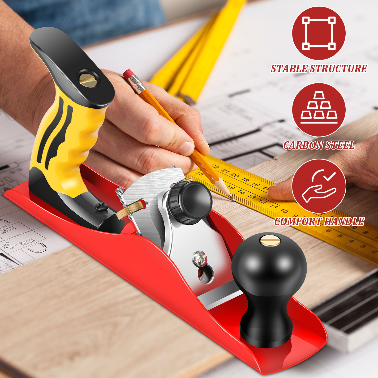 Wood Hand Planer Set Hand Tool - مراجعة Woodworking Diy Projects وسعره