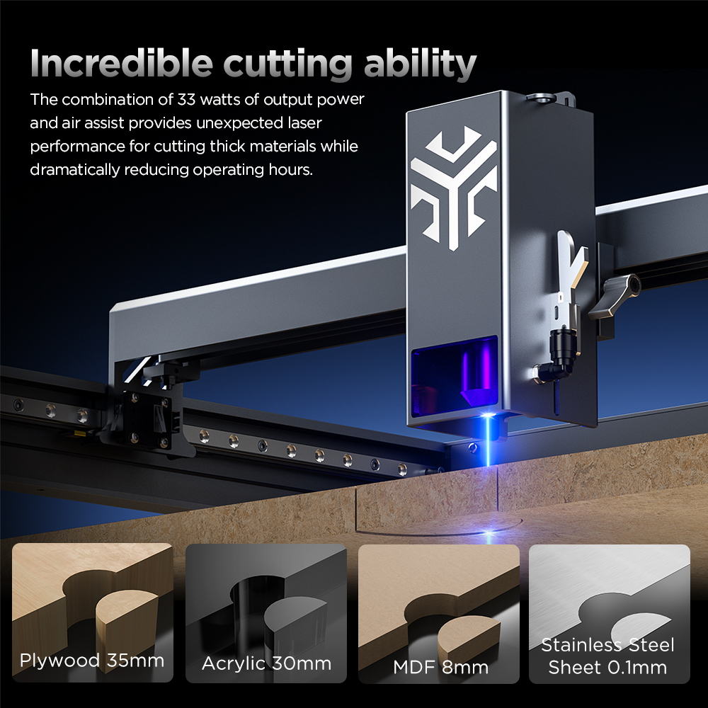 ACMER P2 Laser Engraver 33W 20 - مراجعة Woodworking Jobs وسعره