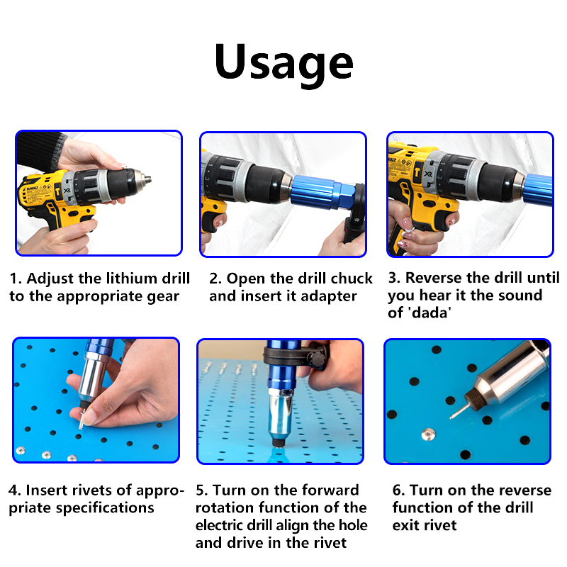 Electric Aluminum Alloy Rivet  - مراجعة Woodworking Diy Projects وسعره
