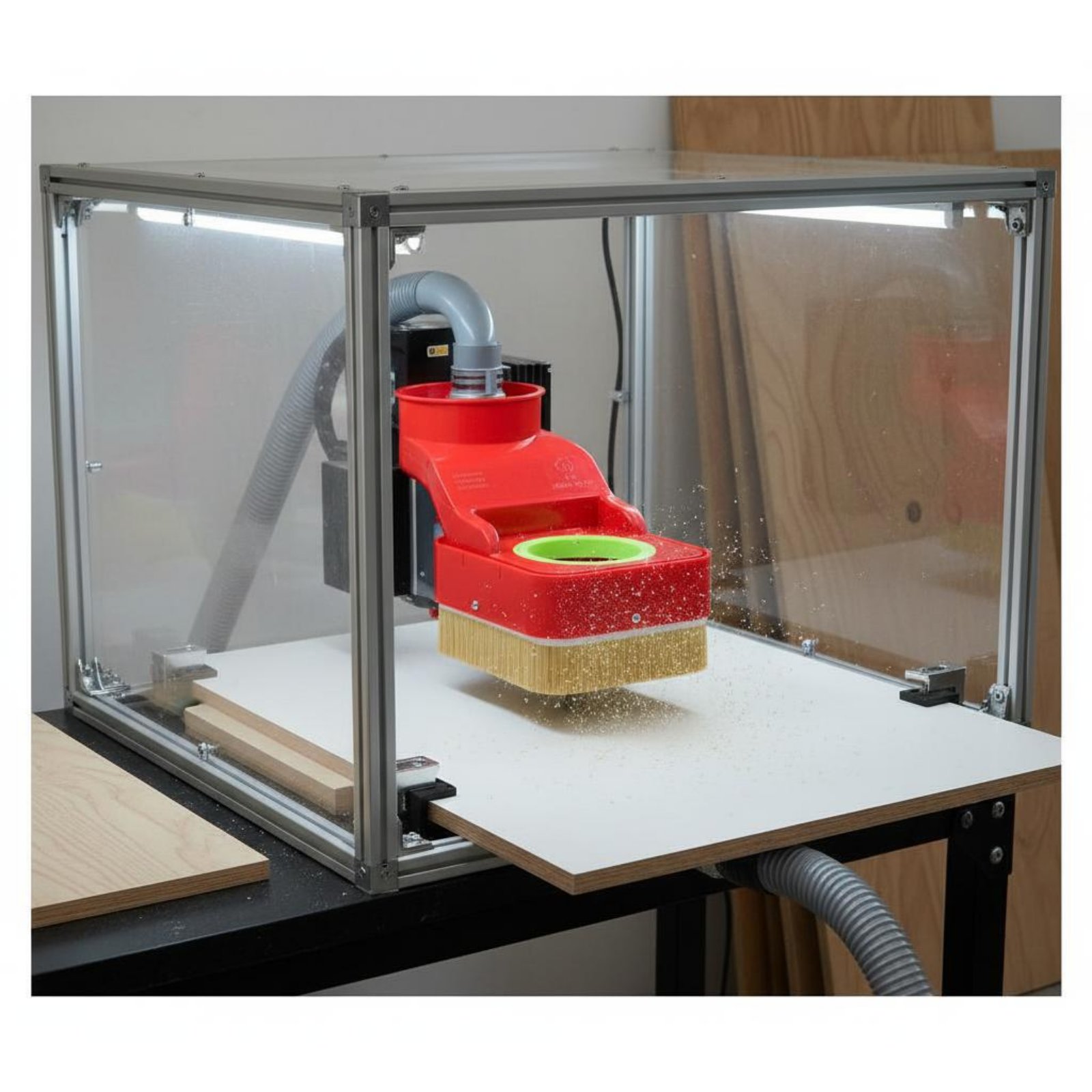 CNC Router Dust Shoe Woodworki - مراجعة Woodworking Shoes وسعره