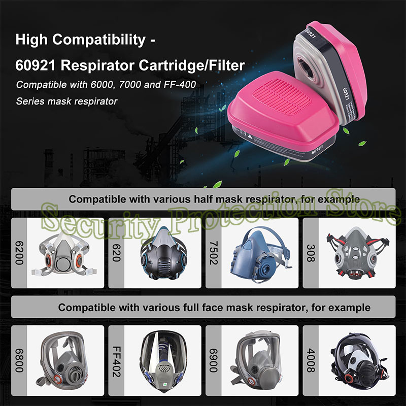 6200 Respirator Mask for Chemi - مراجعة Woodworking Respirator وسعره