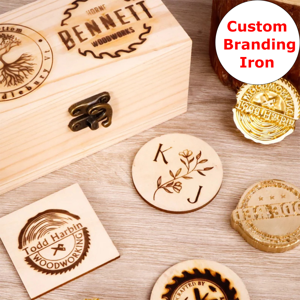 Custom Branding Iron for Food  - مراجعة Woodworking Logo Design وسعره