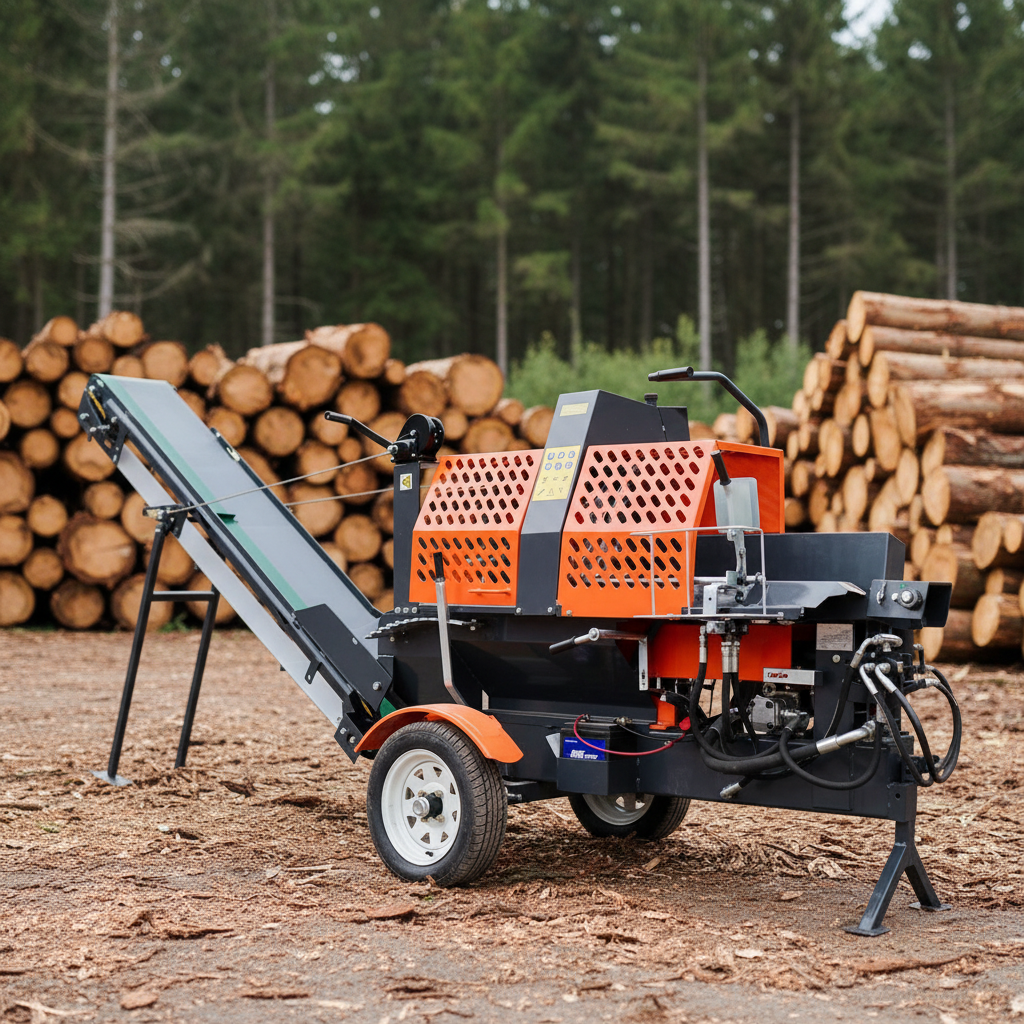 Firewood Processor Forestry Ma - مراجعة Wood Woodworking وسعره
