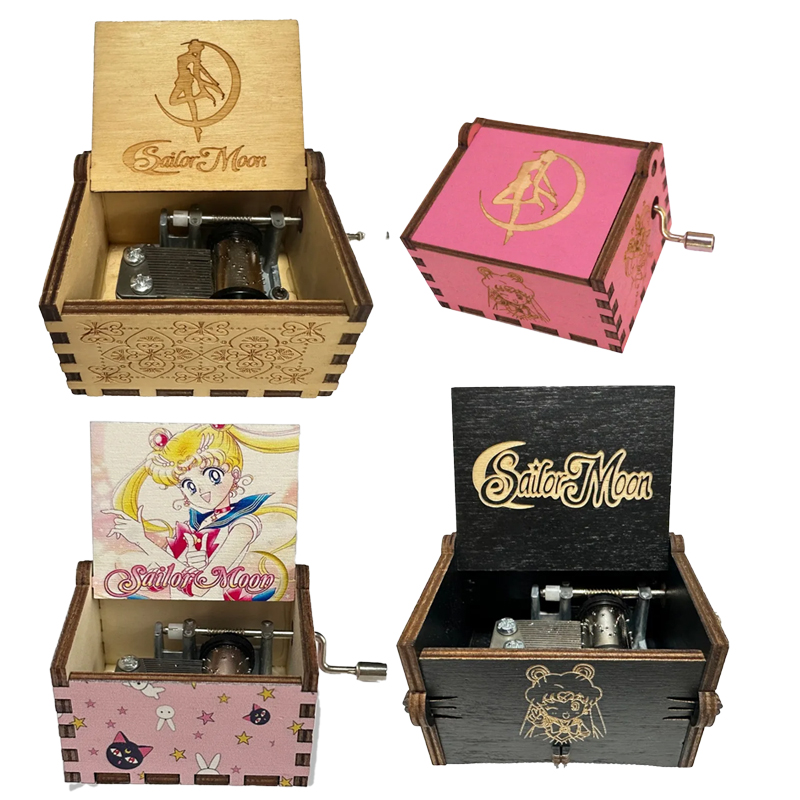 Sailor Mooned Theme Music Box  - مراجعة Wood Woodworking وسعره