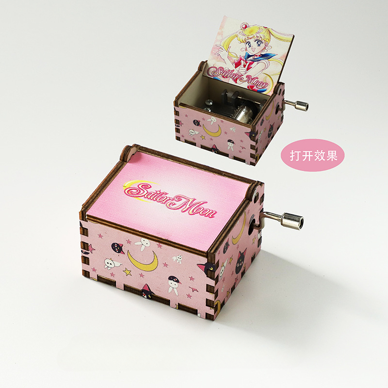 Sailor Mooned Theme Music Box  - مراجعة Wood Woodworking وسعره