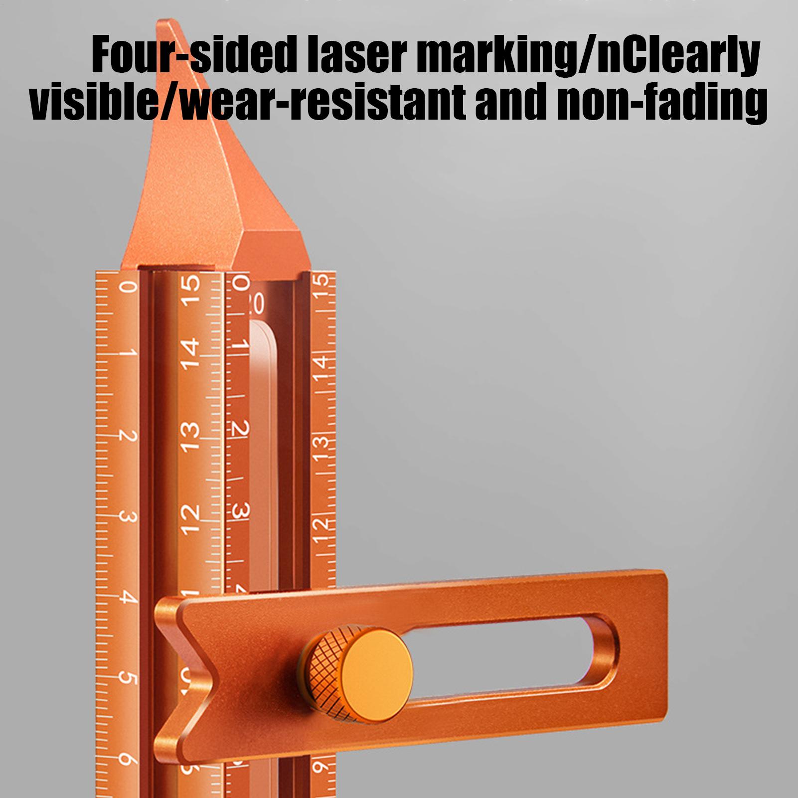 Wood Marking Tool 4-Sided Magn - مراجعة Woodworking Ruler وسعره