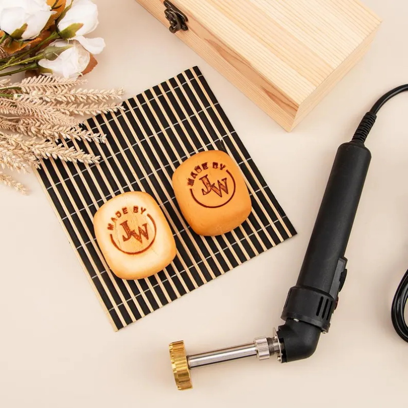 2.5-5.2cm Logo Custom Leather  - مراجعة Woodworking Logo Design وسعره