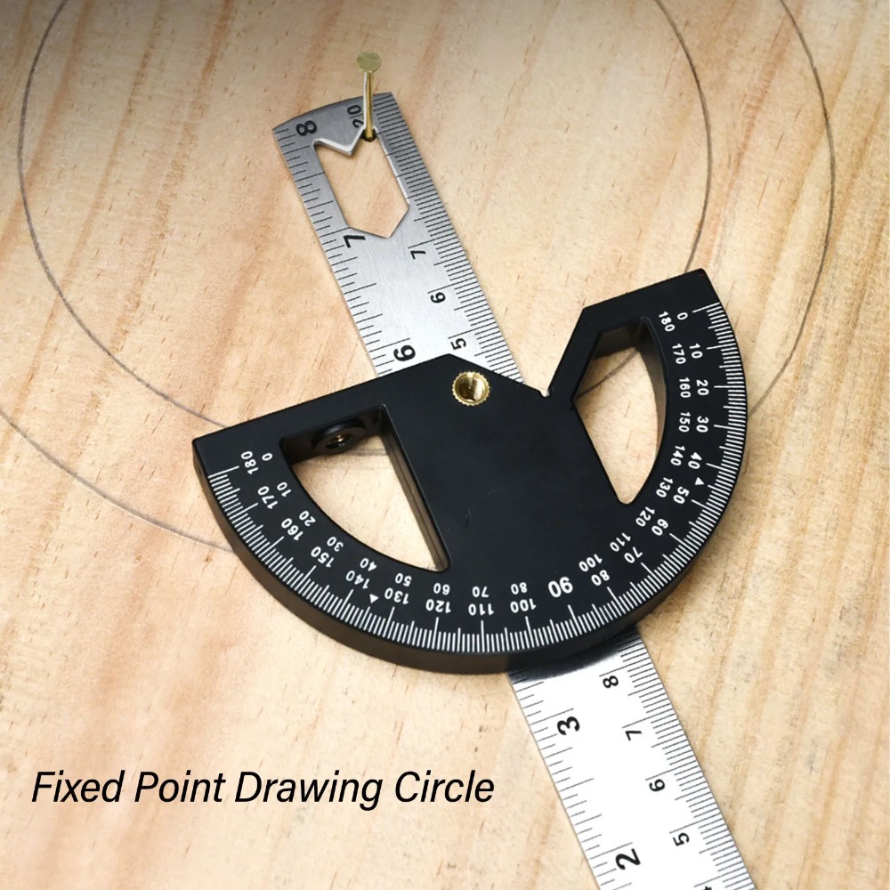 Angle Protractor Carpentry Ang - مراجعة Woodworking Ruler وسعره