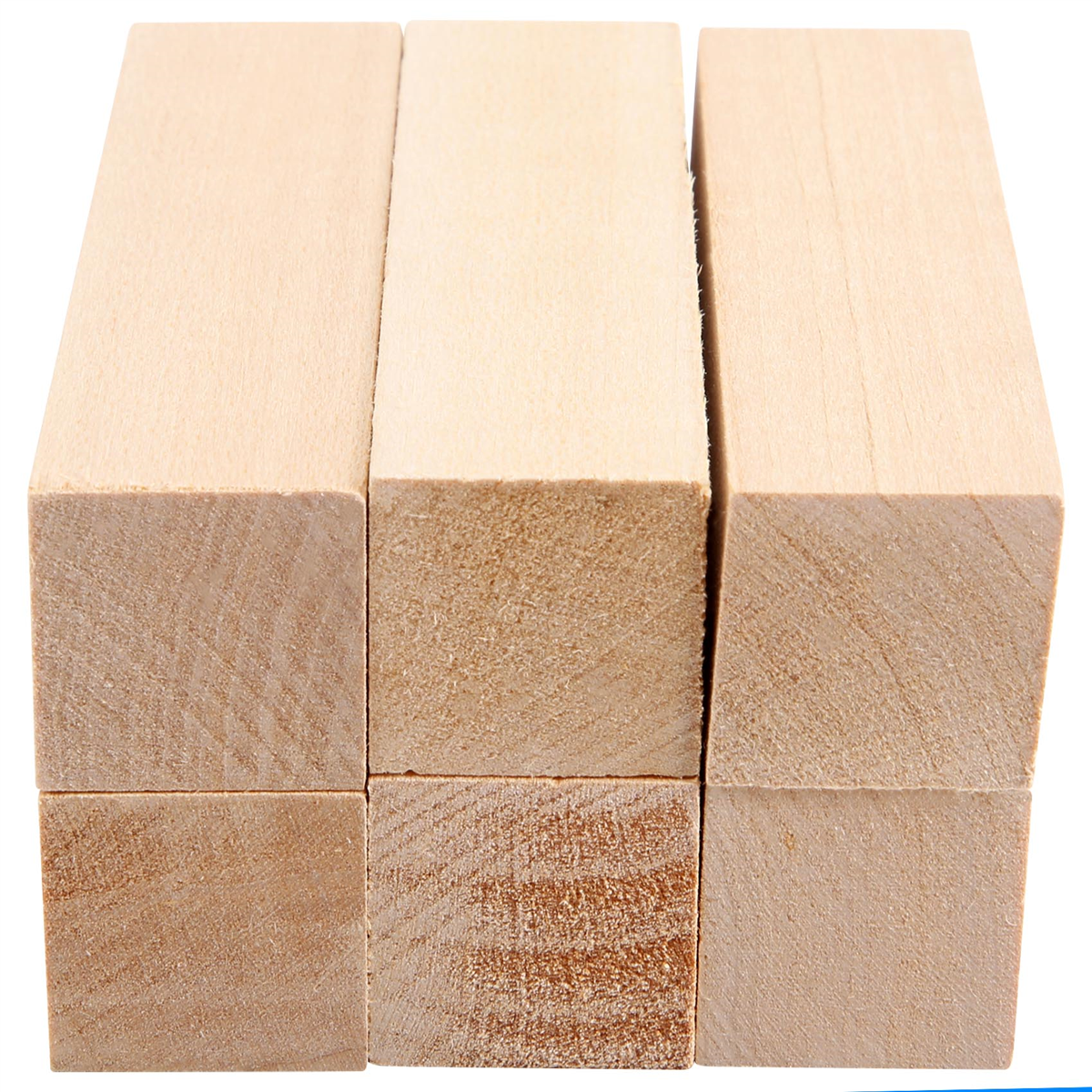 ABKM 6Pcs Basswood Carving Blo - مراجعة Woodworking Hobby Kits وسعره