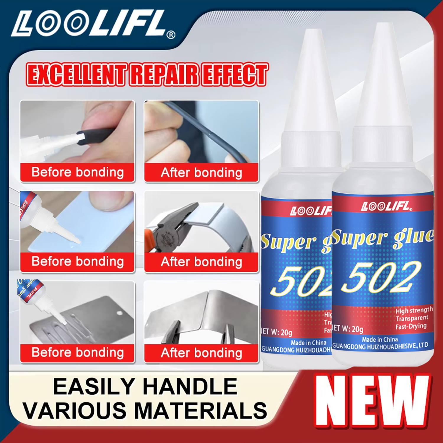 LOOLIFL 1-7pcs 502 Super Glue  - مراجعة Woodworking Quick Glue وسعره